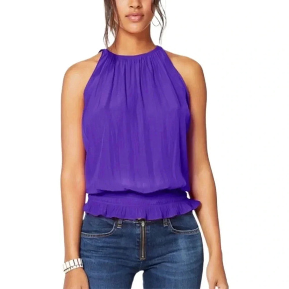 Ramy Brook Tops - Ramy Brooke violet ruched top